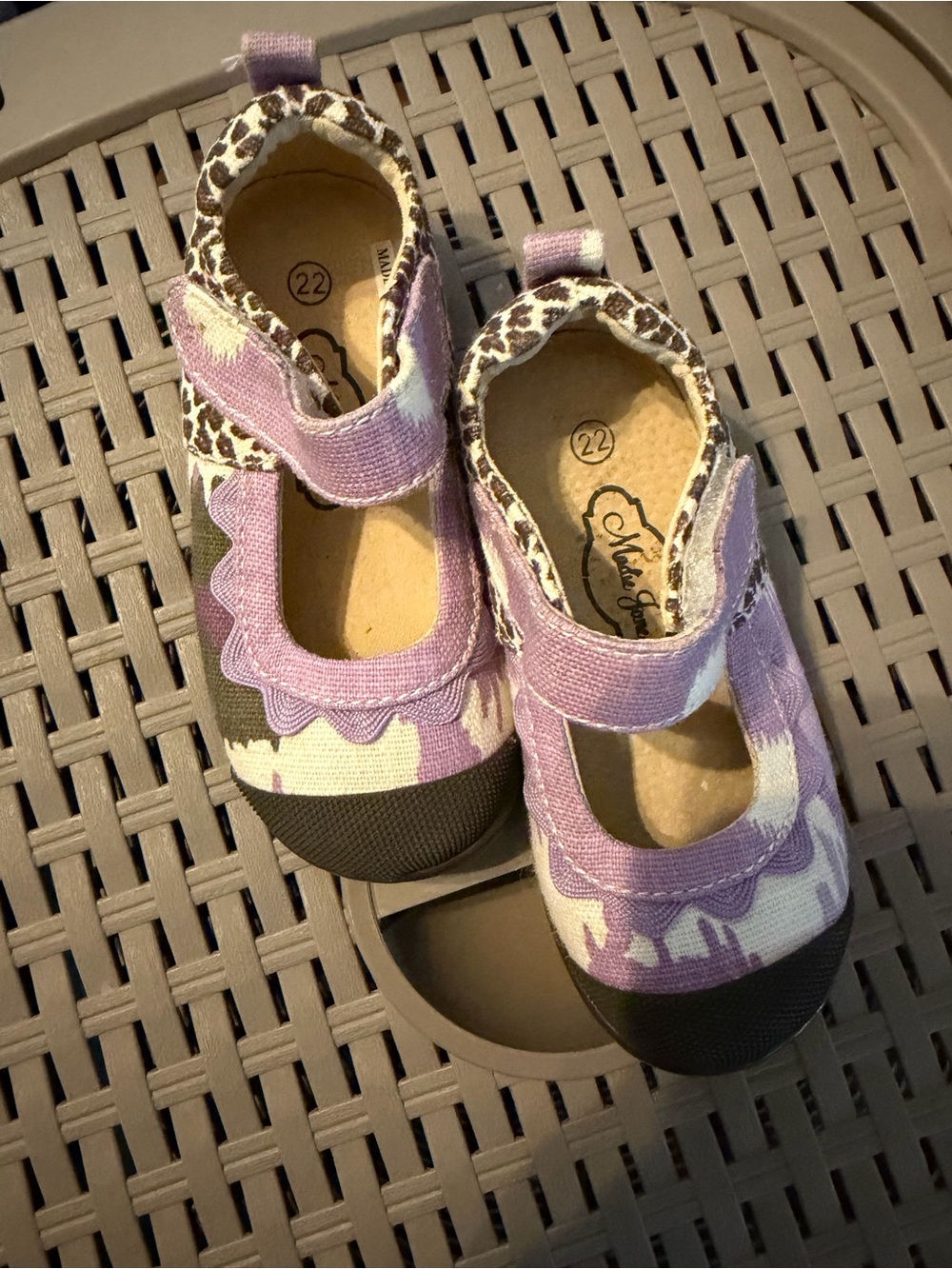 Matilda Jane Purple and White Canvas Shoes